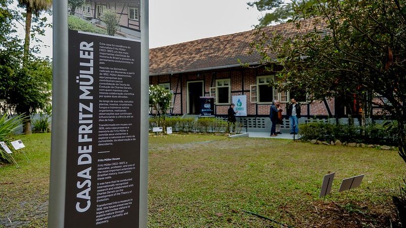 Casa Fritz Müller passa a ter programação gratuita aos sábados em Blumenau