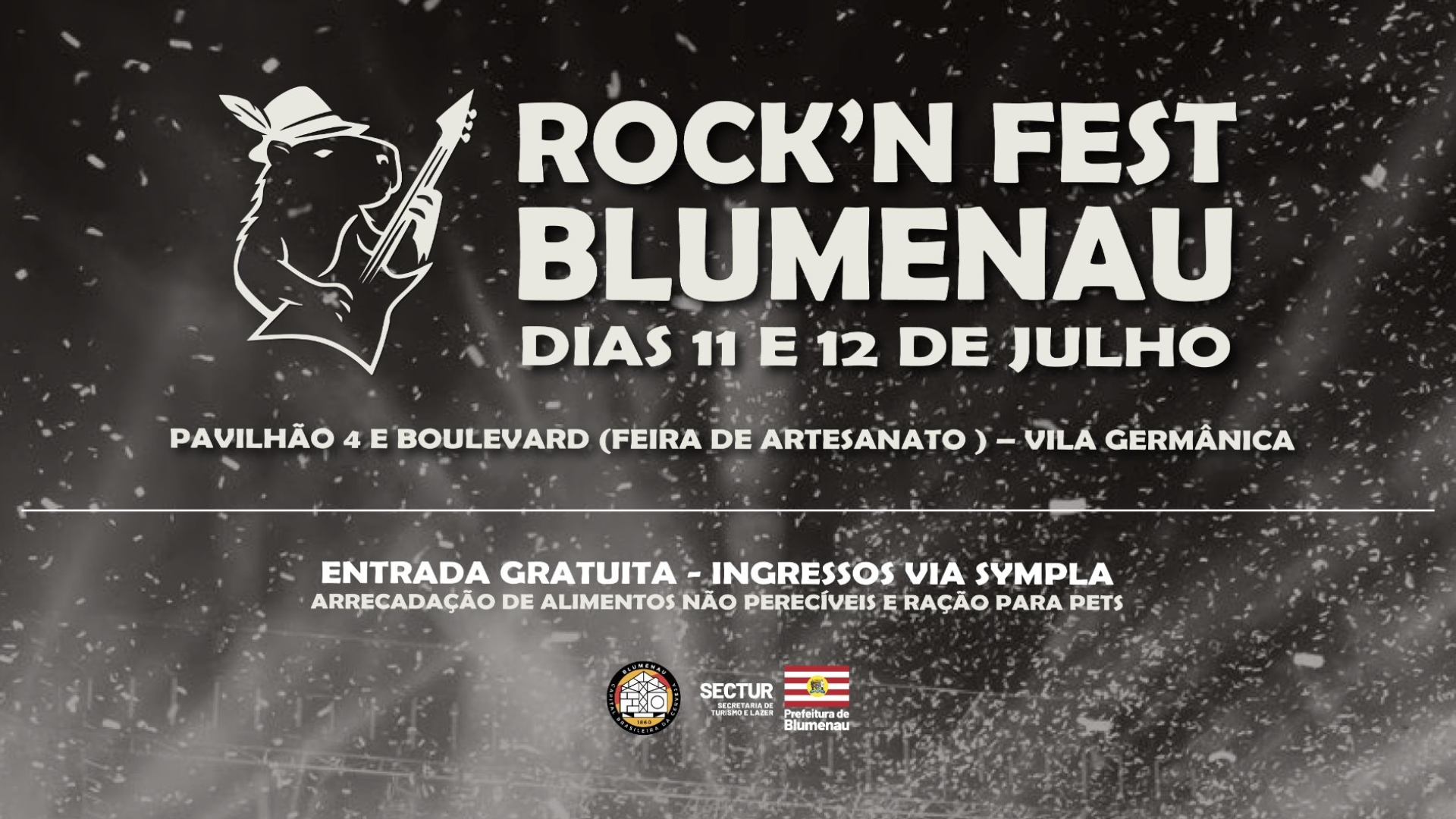 Rock’n Fest leva dois dias de rock com entrada gratuita ao Parque Vila Germânica