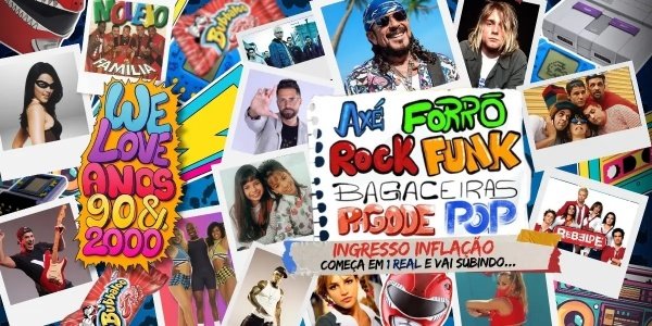Festa We Love 90’s & 2000’s promete resgate nostálgico com hits e atrações temáticas no Ahoy! Tavern Club