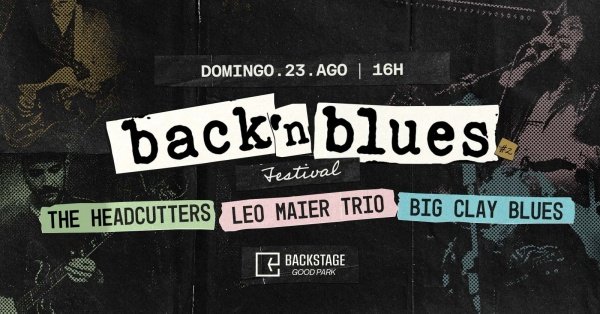 Festival Back’n Blues chega à primeira edição com shows e oficinas no Backstage Good Park, em Blumenau