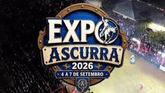 Expo Ascurra 2026 acontece de 4 a 7 de setembro com rodeio, shows e entrada gratuita