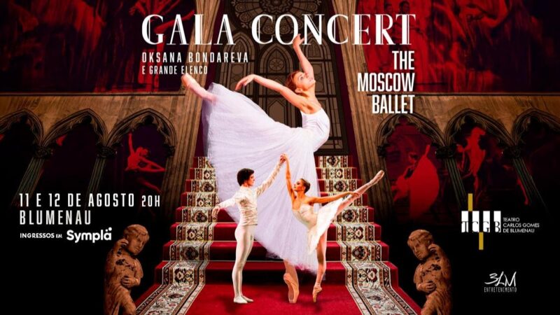 The Moscow Ballet apresenta Gala Concert com Oksana Bondareva em Blumenau