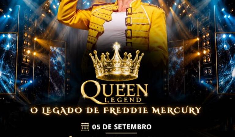 Tributo ao Queen celebra o legado de Freddie Mercury no Teatro Michelangelo, em Blumenau