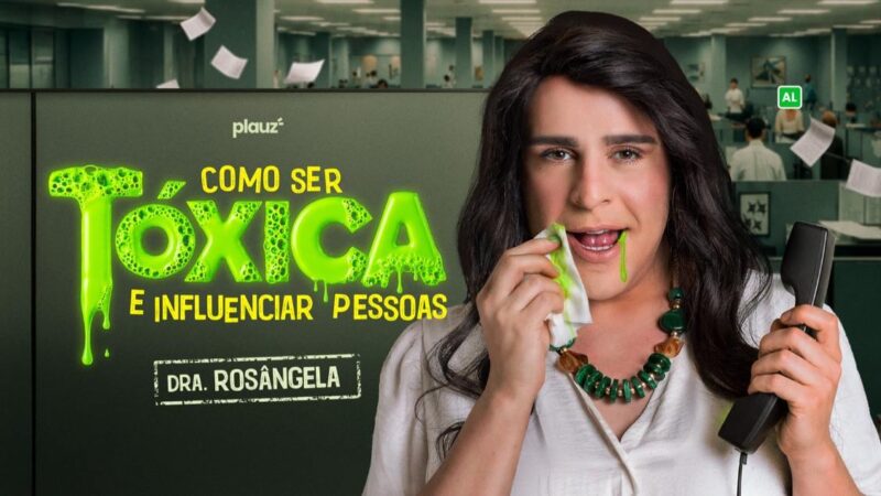 Índio Behn apresenta a Dra. Rosângela em “Como Ser Tóxica e Influenciar Pessoas” no Teatro Carlos Gomes, em Blumenau