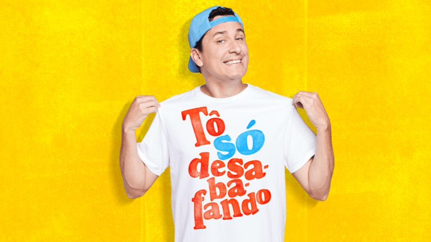 Rafael Portugal apresenta o stand-up “Tô Só Desabafando” em Blumenau em novembro